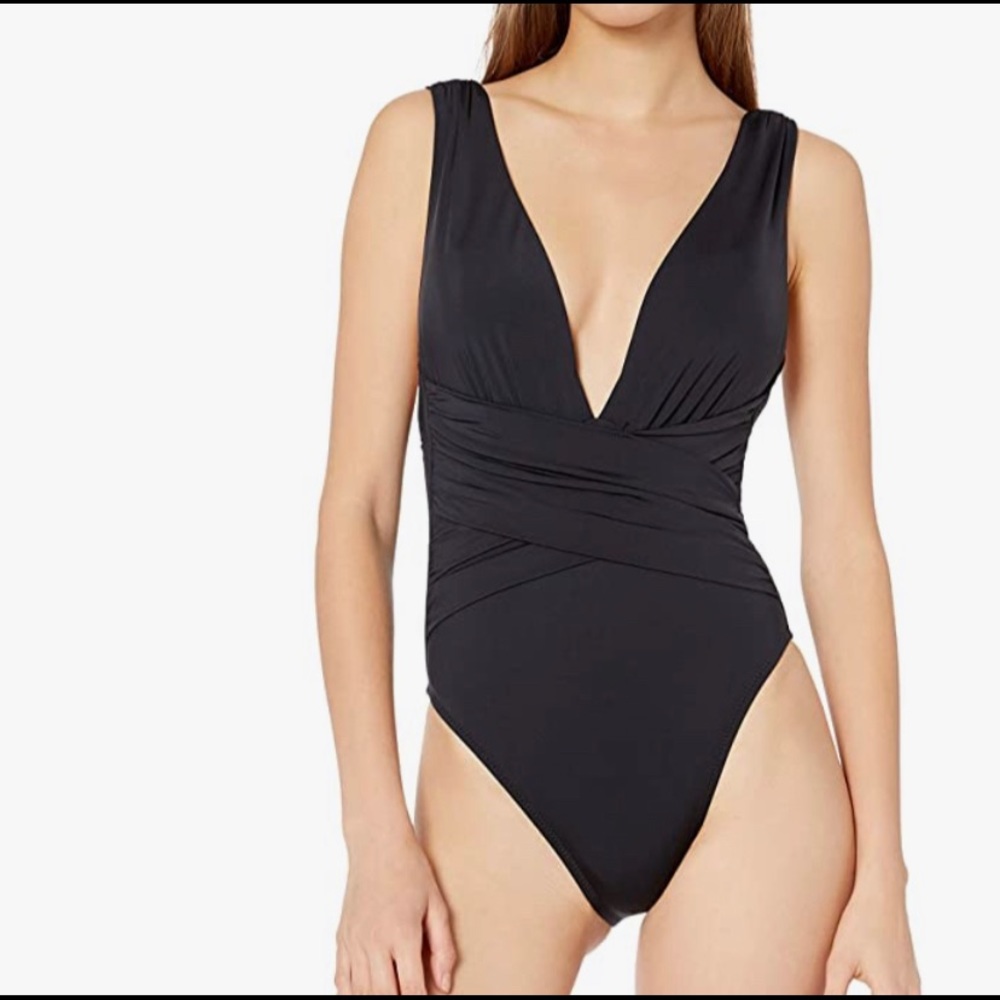 Trina Turk
Wrap Front One-Piece Swimsuit